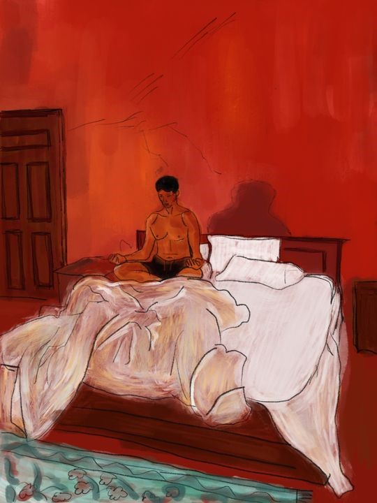 2D Art: ‘Morning Meditation’ by Durgha